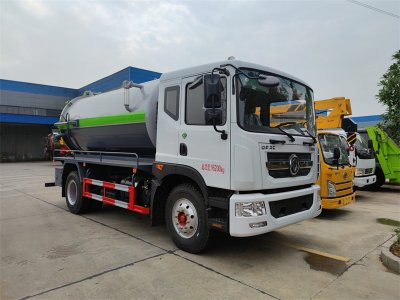 抽吸運(yùn)輸污水淤泥、糞便、沼液罐式車，國六排放吸污車抽吸快、適用面廣